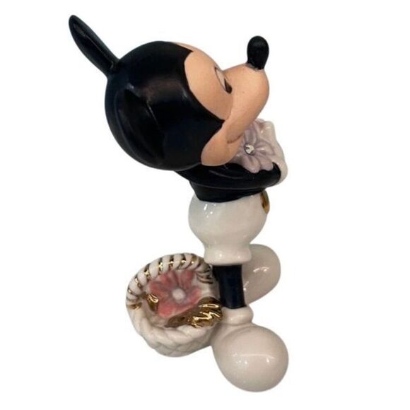 Lenox Disney Mickey & Friends Mickey's Flowers for You Figurine Classic Edition - Picture 6 of 13